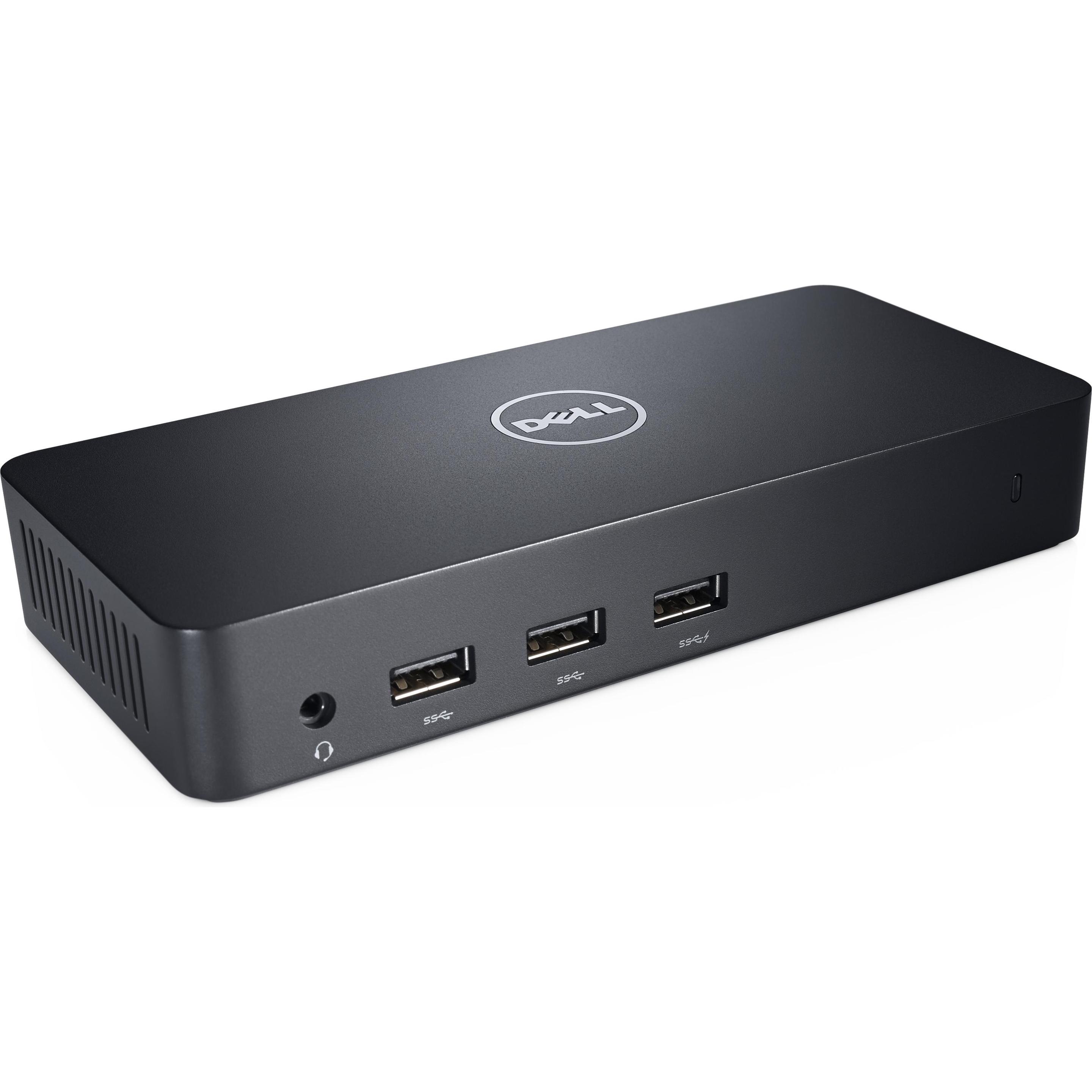 Thumbnail - Dell D3100 (USB-B, 3 Ports), Dockingstation + USB Hub, Schwarz