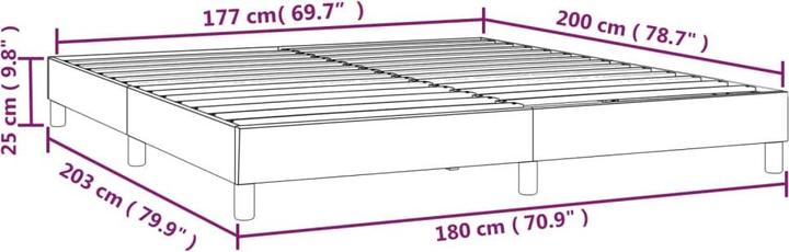 Immagine prodotto vidaXL Boxspringbettgestell (180 x 200 cm)