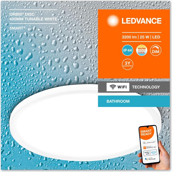 Actual product image Ledvance Smart+ Wifi Orbis Disc (3200 lm)