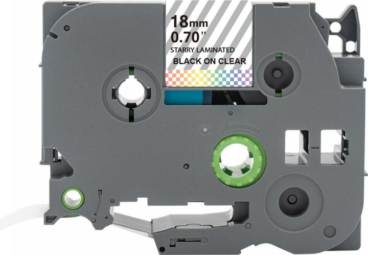 Produktbild Hermex Alternatives Etikettenband zu Brother TZe-141L1 Beschriftungsband (1.80 cm, Transparent)