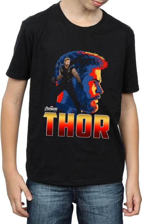 Actual product image Avengers Infinity War Boys Thor Character T-Shirt (140, 146)