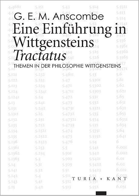 Produktbild Eine Einführung in Wittgensteins »Tractatus« (Deutsch, Gertrude E. M. Anscombe)