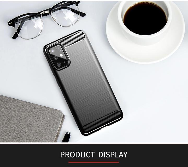 Image du produit Cadorabo TPU Ultra Slim carbon edelstahl Combi Cover (Samsung Galaxy S20+)