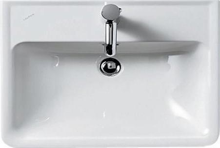 Produktbild Laufen Waschtisch PRO A m Überlauf ohne Hahnloch 600x480mm weiss (480 mm, 600 mm)