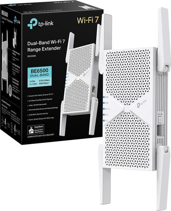 Produktbild TP-Link BE6500 (5764 Mbit/s, 688 Mbit/s)