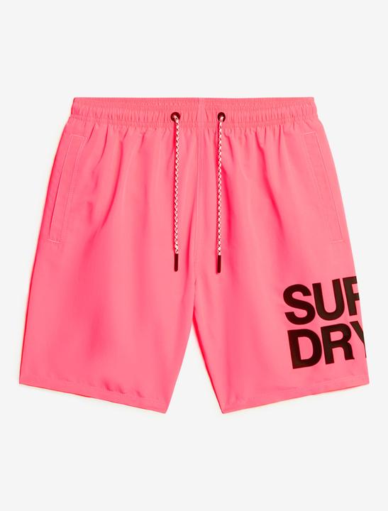 Produktbild Superdry 17" Sportswear Badeshorts aus recyceltem Material mit Logo (S)