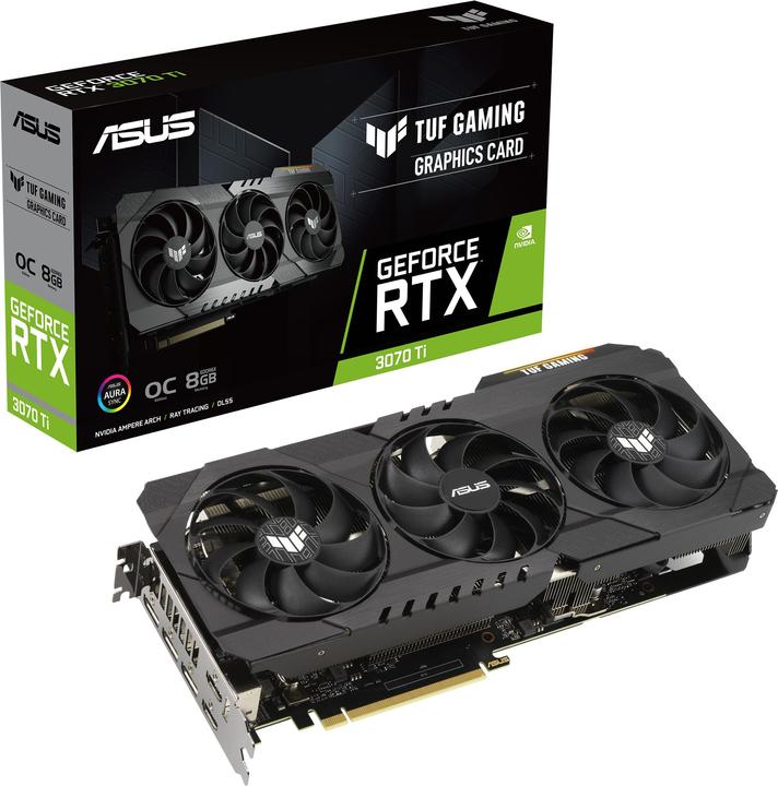 Image du produit ASUS TUF GAMING GeForce RTX 3070 TI V2 OC EDITION (8 Go)