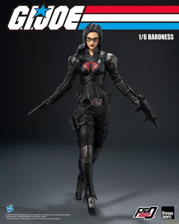 Produktbild ThreeZero G.I. Joe FigZero Actionfigur 1/6 Baroness 30 cm