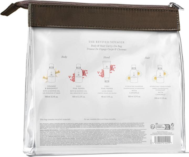 Actual product image Molton Brown Bath Body Revived Voyager B & H Carry On Bag