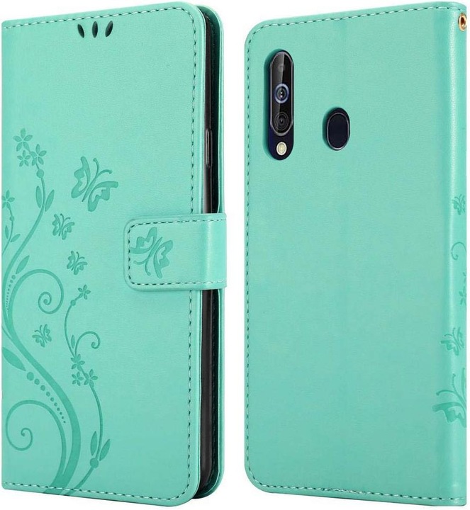 Actual product image Cadorabo Flower Book Cover (Samsung Galaxy A60, Samsung Galaxy M40)