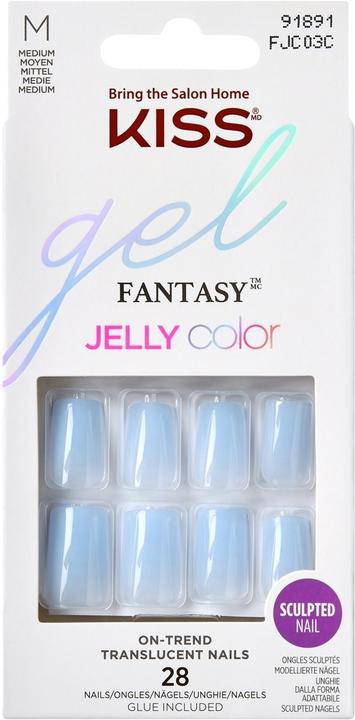 Produktbild KISS Nails - Ks Jelly Fantasy Nails - Jelly Crushin (Kunstnägel)