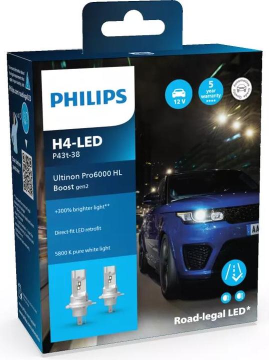 Produktbild Philips Ultinon Pro6000 Boost HL (H4)