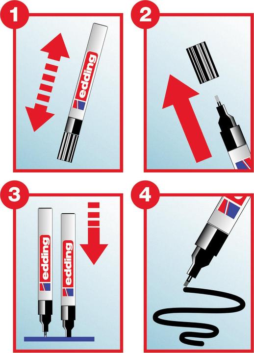 Actual product image Edding Paint marker 2 mm, 4 mm/pack (10x)