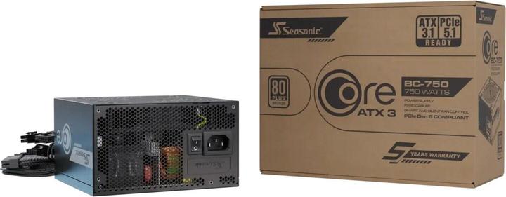 Immagine prodotto Seasonic Netzteil 750W Core BC-750 ATX3 (80+Gold) (750 W)