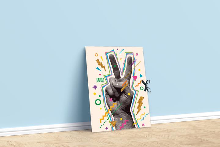 Image du produit Rnk Verlag Dossier de dessins "Pop Art", carton, DIN A2 (A2, 1 x)