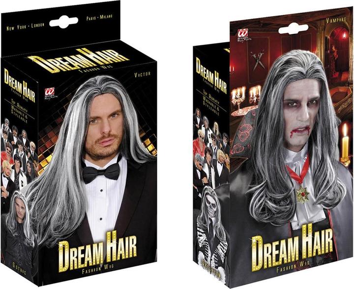 Actual product image Widmann Vampire wig