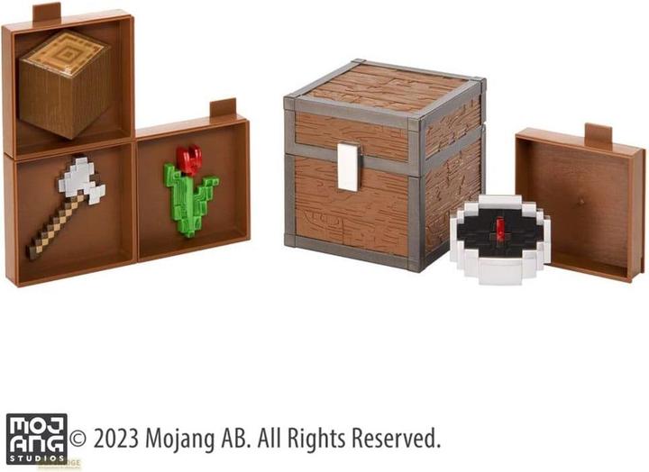 Noble Collection Minecraft Loot Chest Forest 10 cm