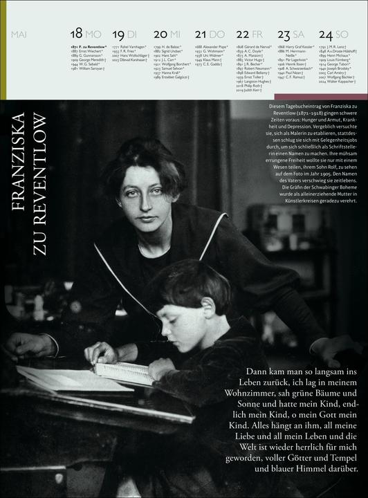 Produktbild Der Literatur Kalender Wochenkalender 2026