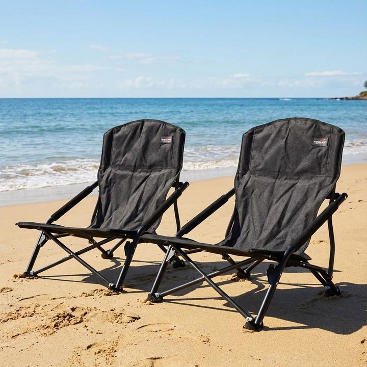 Produktbild Koopman 2er-Set Strandstuhl, klappbar