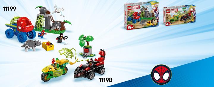 Immagine prodotto LEGO Showdown am Baumhaus: Spidey-Rex vs. Gobby-Raptor (11200, LEGO Marvel)