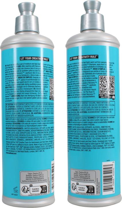 Actual product image Tigi Bed Head Urban Antidotes - Recovery Moisture Rush Conditioner (400 ml)