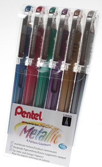 Produktbild Pentel Roller Hybrid Gel Grip (Mehrfarbig, 6 x)