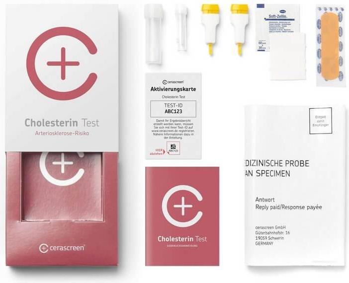 Produktbild Cerascreen Testkit Cholesterin 1 Stück (Cholesterinmessgerät)
