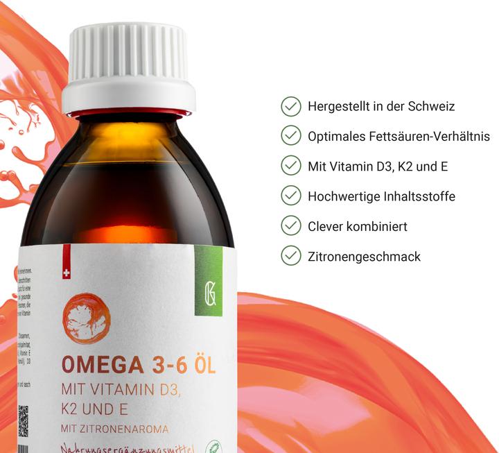 Actual product image Kraftgras Omega 3-6 oil (1 pcs., Liquid, 200 g)