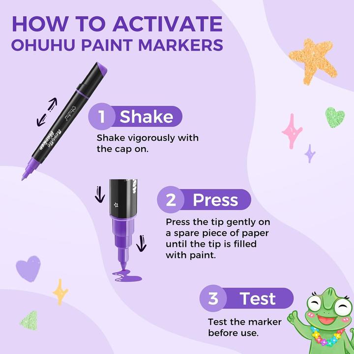 Immagine prodotto Ohuhu Acrylmarker (90 Stk.) (90 x)