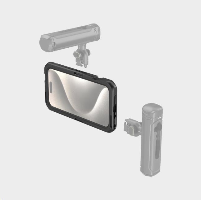 Actual product image SmallRig Mobile Video Cage for iPhone 15 Pro Max (Cage)