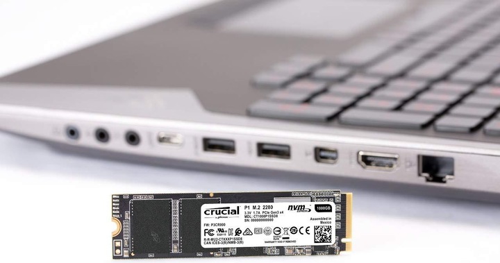 Actual product image Crucial P1 (1000 GB, M.2 2280)