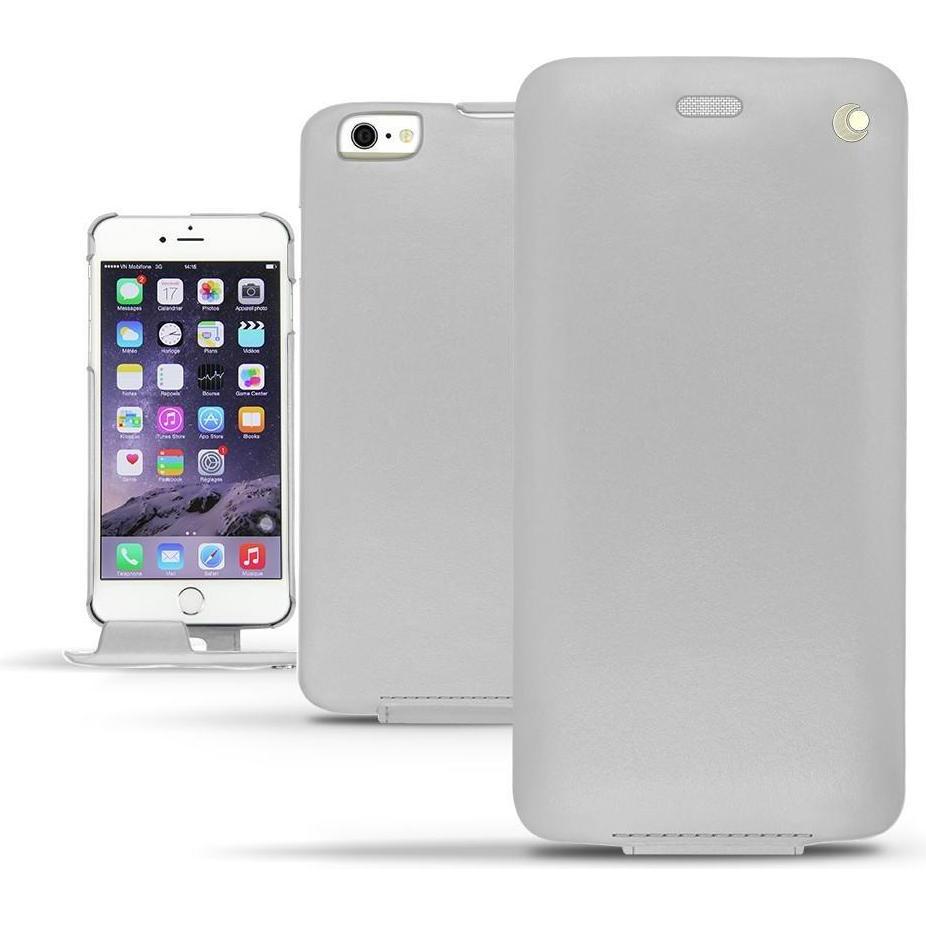 Noreve Lederschutzhülle vertikal (Apple iPhone 6s Plus), Smartphone Hülle, Grau