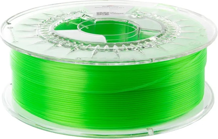 Productafbeelding Filament PLA Kristal Neon Groen 1,0kg 1,75mm (PLA, 1.75 mm, 1000 g, Groen)