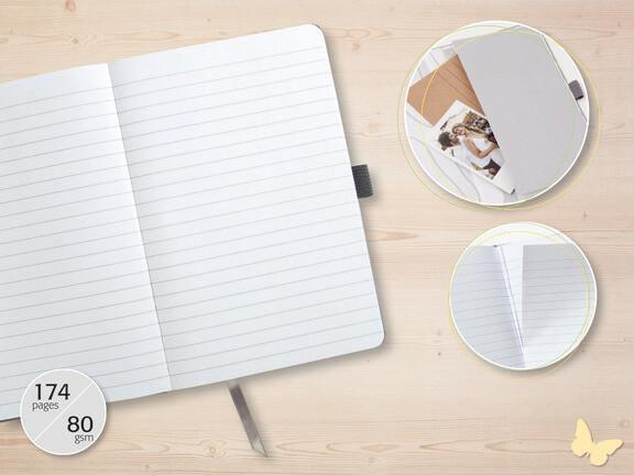 Produktbild Sigel Notizbuch JOLIE Flair (A5, Liniert, Harter Einband)