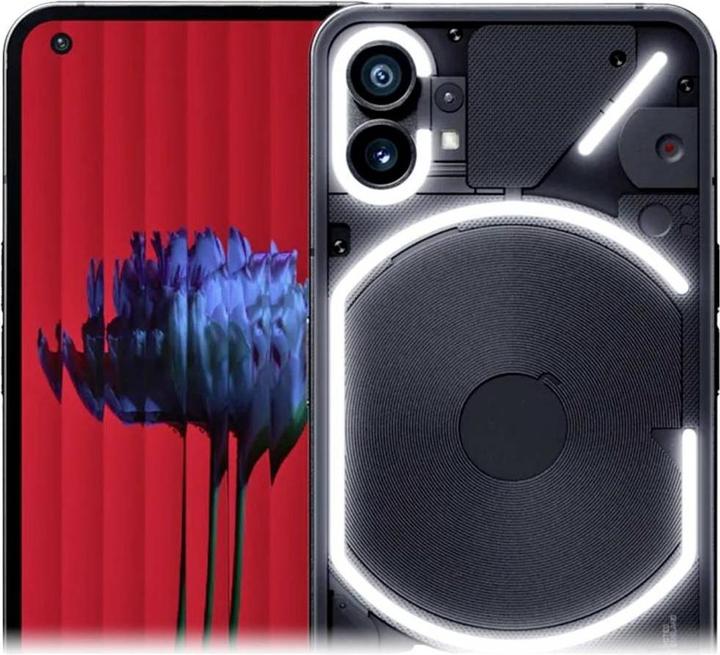 Actual product image Nothing Phone (1) (8GB) (256 GB, Black, 6.55", Dual SIM, 50 Mpx, 5G)