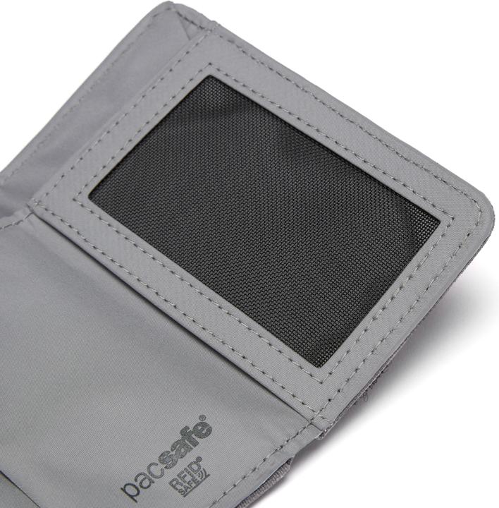 Actual product image Pacsafe RFIDsafe trifold wallet