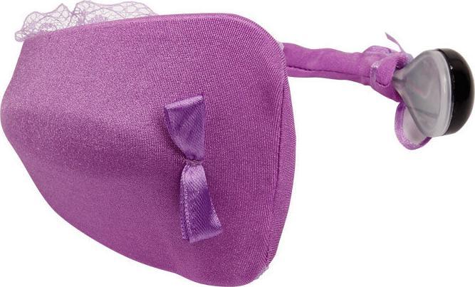 Actual product image Baile Tanga Con Vibrador Con Control Remoto Purple