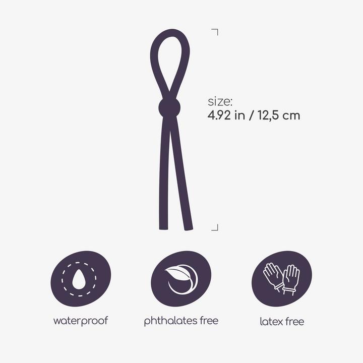 Productafbeelding Crushious Billy the Ring - Silicone Adjustable Cockring - Black