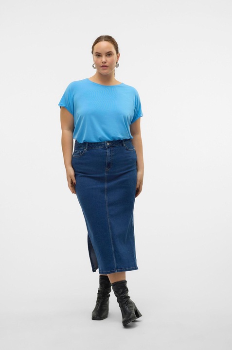 Actual product image Vero Moda VMCSERENA High waist long skirt denim skirt (50)