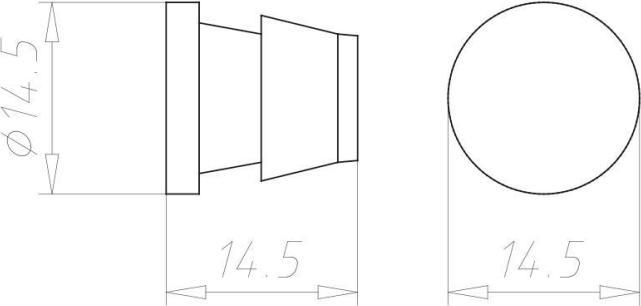 Actual product image Kaiser Sealing plug M16 1040-16