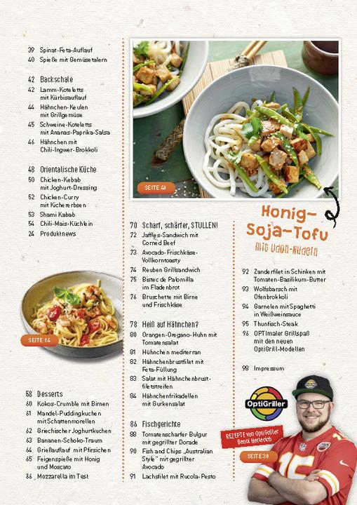 Immagine prodotto Tefal OptiGrill Magazin Heft Nr. 1-2024 So leicht geht lecker (Tedesco, 2024)