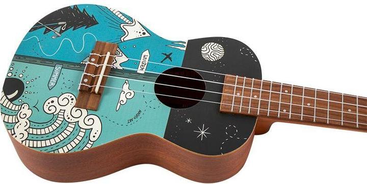 Produktbild Flight Art Series AUC-33 Two Seasons concert ukelele met gigbag (Konzert)