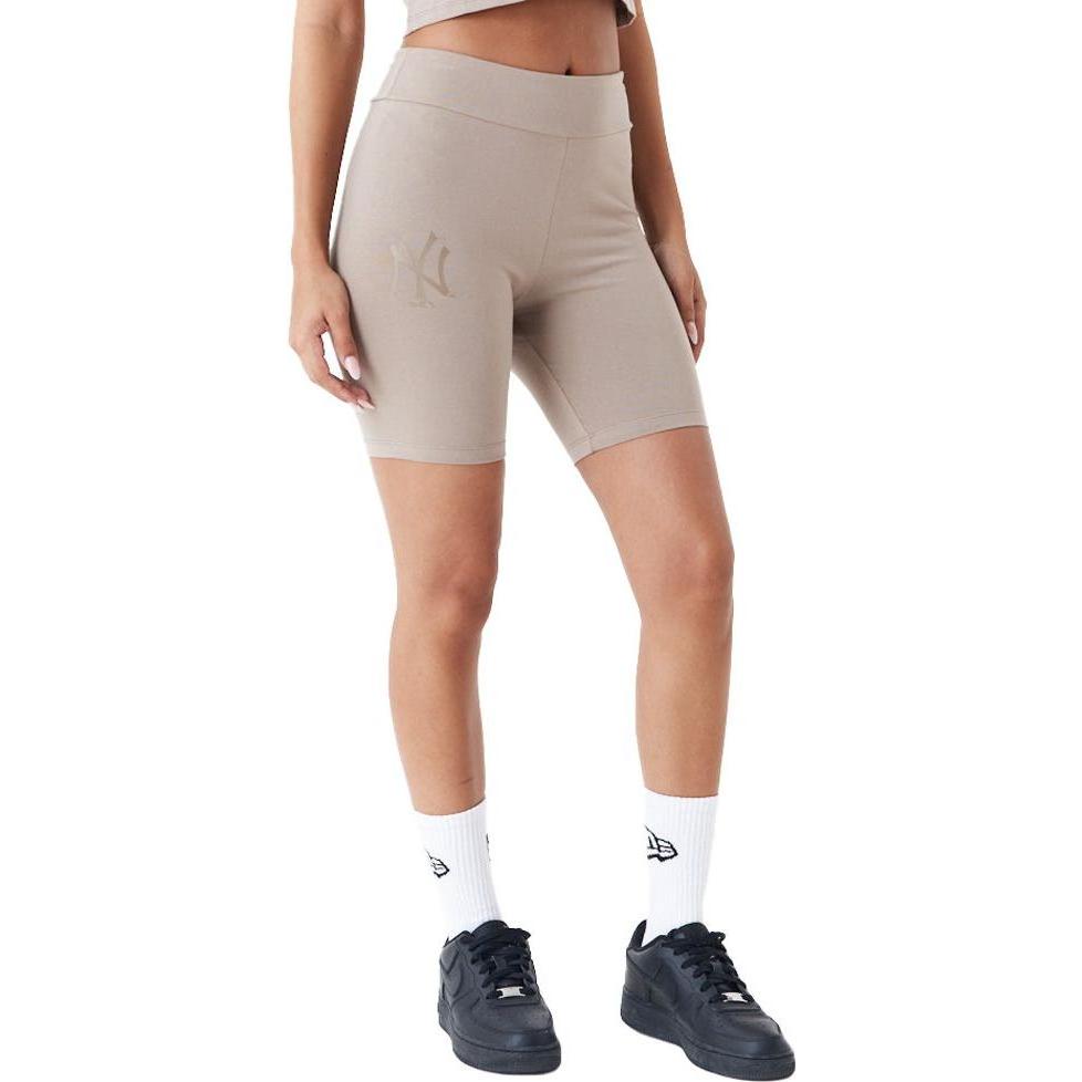 Thumbnail - New Era, Damen, Shorts, Ladies Cycling Shorts New York Yankees ash brown XS, Braun, (XS)