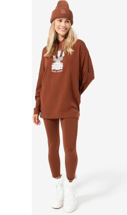 Actual product image Super Natural W Snow Cat Hoodie (M)
