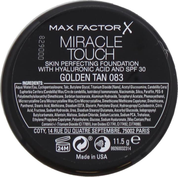 Produktbild Max Factor Miracle Touch Skin Perfecting (083 Golden Tan)