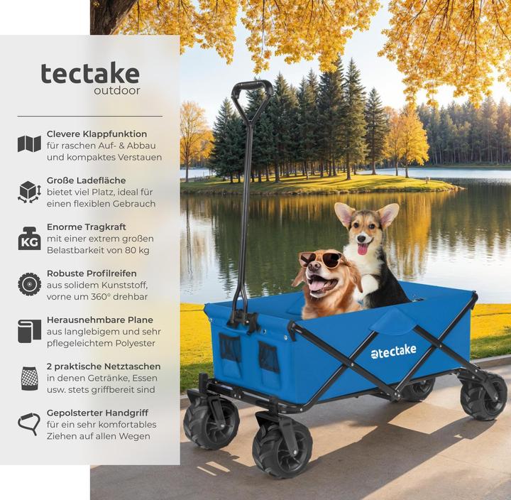 Image du produit tectake Charrette à bras