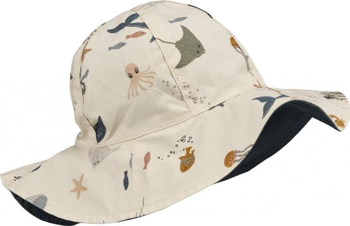 Actual product image Liewood Amelia reversible sun hat Sea Creature