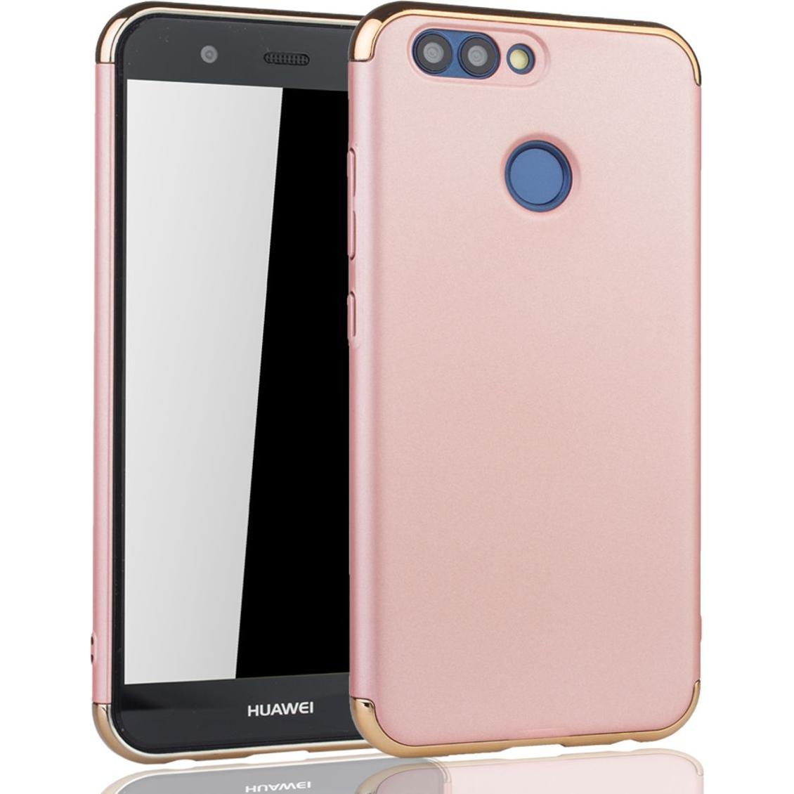 Thumbnail - König Design Handy Hülle Schutz Case für Huawei Nova 2 Bumper 3 in 1 Cover Chrom Rose Gold (Huawei Nova 2), Smartphone H...