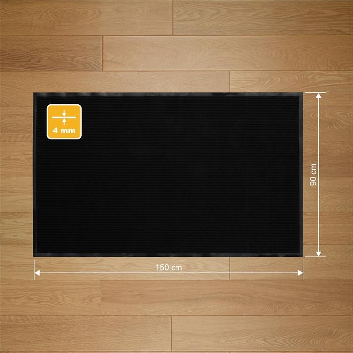 Produktbild Okko Türmatte Sphinx 380 6008, schwarz, 1500x900x 4 mm (150 x 90 cm)