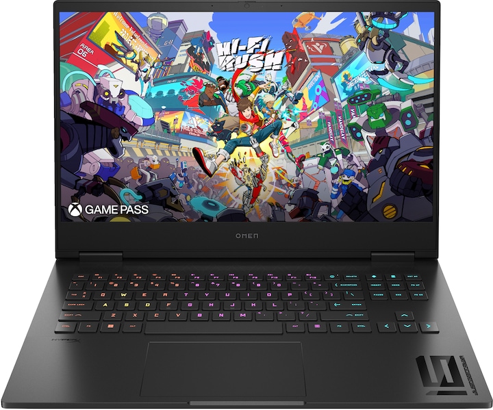 Actual product image HP OMEN 16-wf1473ng 16.1" FHD 165Hz i7-14700HX 16GB/512GB SSD RTX4060 Windows 11 (16.10", Intel Core i7-14700HX, 16 GB, 512 GB, DE)